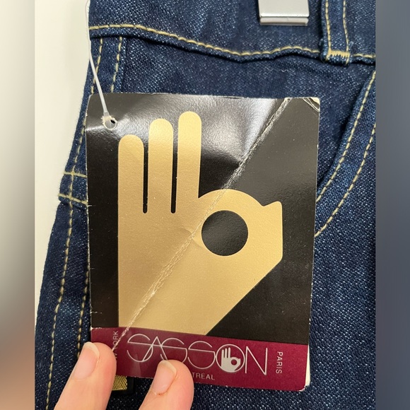 SASSON vintage tapered jeans size 26/37. BNWT - Picture 8 of 9
